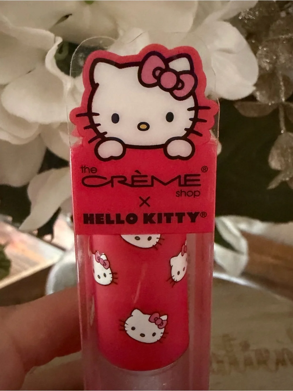 The Crème Shop x Hello Kitty Kawaii Kiss Lip Oil - Clear Shimmer (Watermelon)